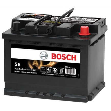 Bosch S647  Bosch High Performance Agm Starter Battery For StartStop Systems