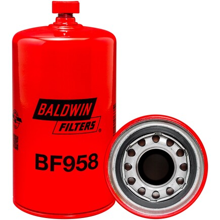 Baldwin BF958  Fuel Filter Spin On With Drain Used For Fuel Pumps Fuel Storage Tanks