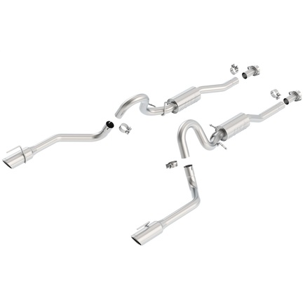 Borla 140067 - Cat Back Exhaust System S Type