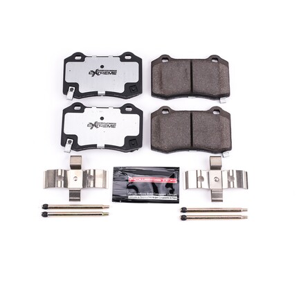 Powerstop Brakes Z26-1053 - Z26 Street Performance Carbon Fiber Ceramic Brake Pads W/ Hardware