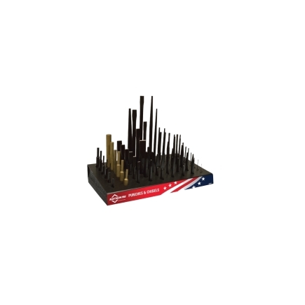 Mayhew Tools 80247  57 Pc Punch  Chisel Display