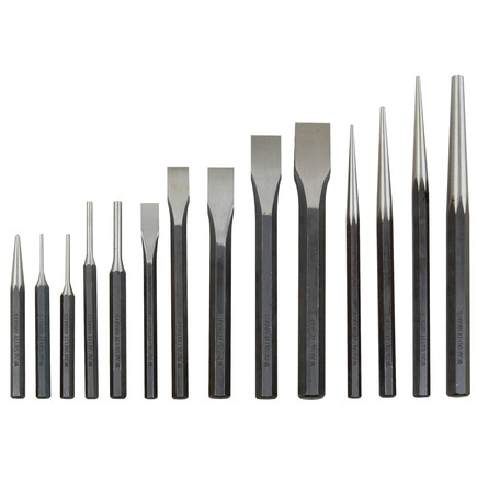 Atd Tools 714  14 Pc Punch  Chisel Set