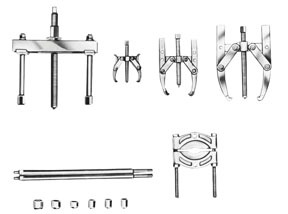 Otc Tools & Equipment 1677 - 17 1/2 Ton Capacity Puller Set