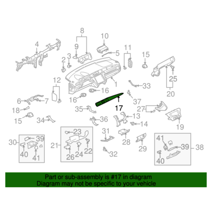 Mitsubishi MR975106HA  Trim Molding