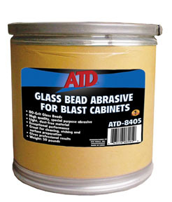 Atd Tools 8405  Glass Bead Abrasive 50 Lb Drum