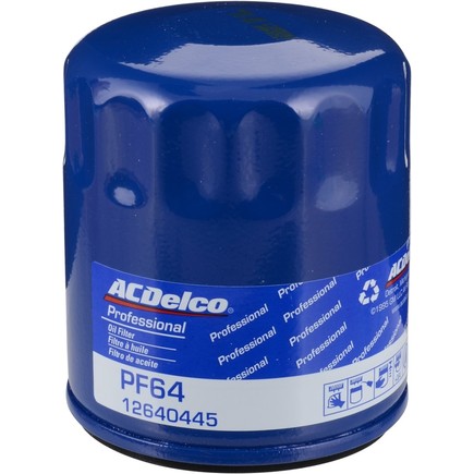 Acdelco PF64 - Engine Oil Filter Spin On, Blue Housing, Fit For Various Application