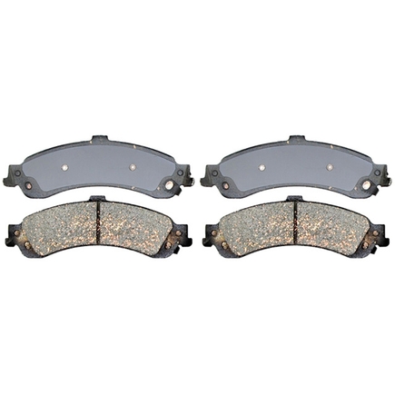 Acdelco 14D834CH - Advantage Rear Disc Brake Pad Set, Ceramic, With Hardware And Wear Sensor
