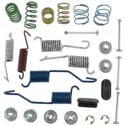 Acdelco 18K564 - Rear Drum Brake Spring Kit With Springs, Pins, Retainers, Washers, And Caps