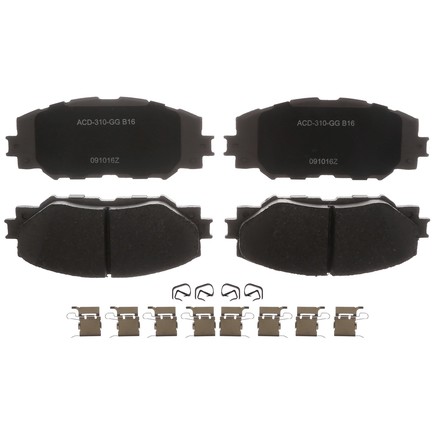 Acdelco 14D1210CHF1 - Ceramic Front Disc Brake Pad