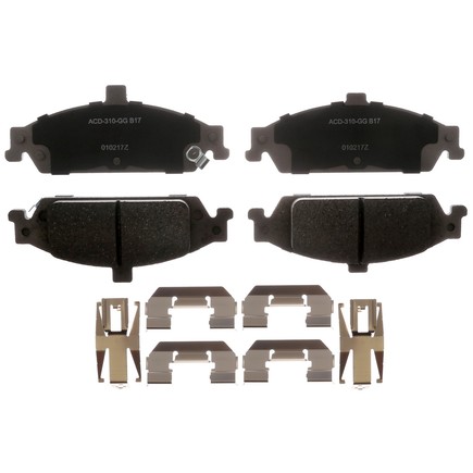 Acdelco 14D727CHF1 - Ceramic Front Disc Brake Pad