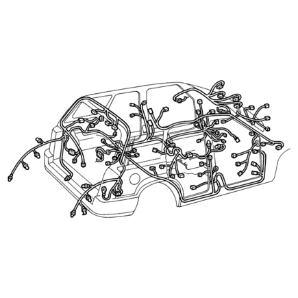 Chrysler 56009993AI  Door Wiring Harness Rear Fits 2002 Jeep Liberty