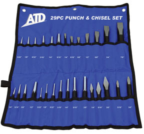 Atd Tools 729  29 Pc Punch  Chisel Set