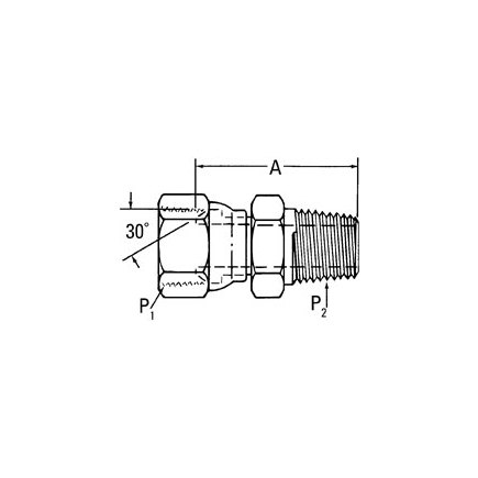 Weatherhead 20452424S  Adapter