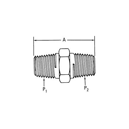 Weatherhead 20832424S  Nipple