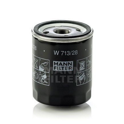 Mann Hummel Filters W713/28 - Mann Filter Base Spin On Lube Filter