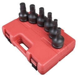 Sunex Tools 5607  1 Dr Mtr Impact Hex Dr Impact Socket Set 6pc
