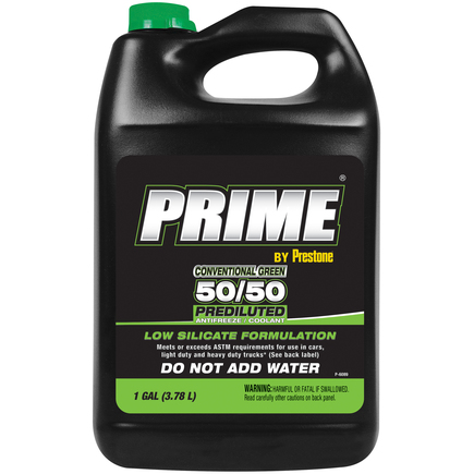 Prestone Products AF3300 - Prime Green Antifreeze+Coolant Low Silicate 1 Gal Ready To Use