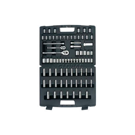 Stanley 96-010 - Stanley 96 010 1/4" & 3/8" Drive 75 Pc. Polished Chrome Mechanic's Tool Set