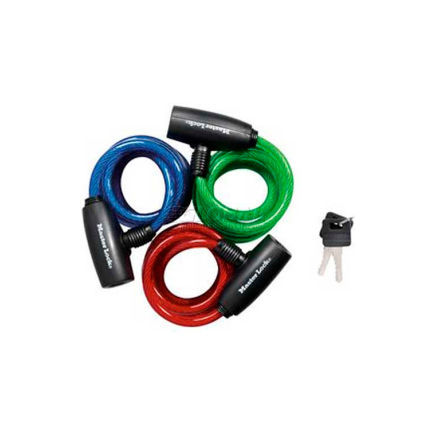 Master Lock 8127TRI - Master Lock® No. 8127 Tri Cable Lock 3 Pack Keyed Alike 6'l Keyed Cable Bike Lock