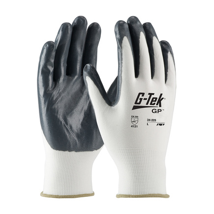 G Tek 34225S  Gp Work Gloves Small White Pair