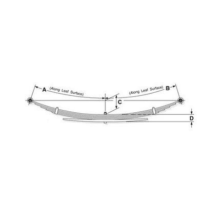 Dayton Parts 43494  Leaf Spring