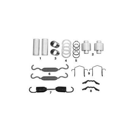 Dayton Parts 08105000  Drum Brake Hardware Kit