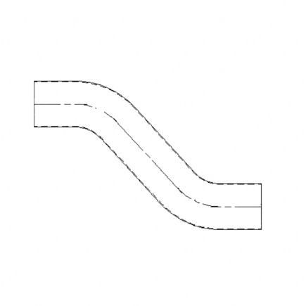 Freightliner 418983000 - Exhaust Pipe Muffler, Outlet, Aluminum