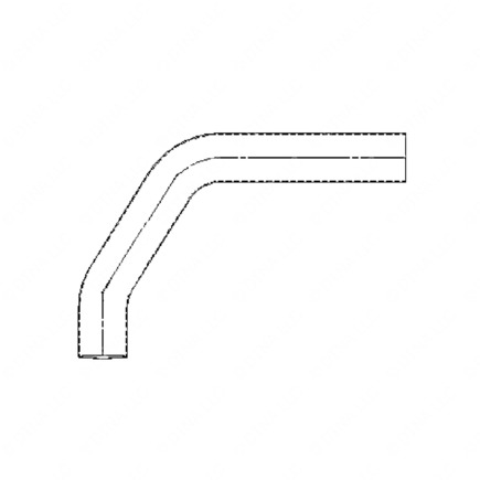 Freightliner 418985000 - Exhaust Pipe Muffler, Outlet, Aluminum