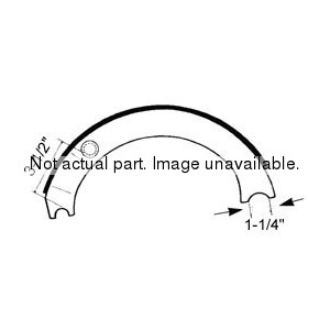 16-1/2" x 5" Eaton Single Anchor Ford, Offset Pin (High Mount)